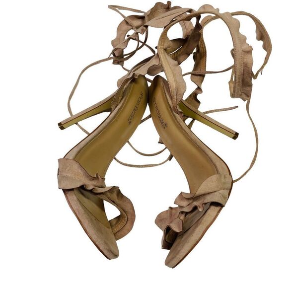 Shoedazzle Beige Shirah Heeled Sandals - Size 5.5 - Picture 6 of 14